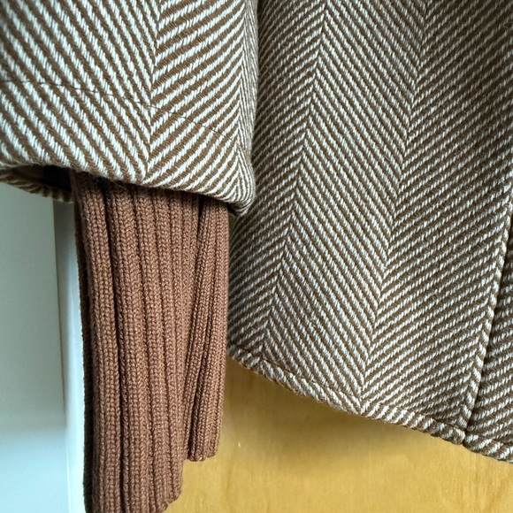 Favorite Daughter Brown Herringbone City Blazer - Small (NWT) - Picture 5 of 6